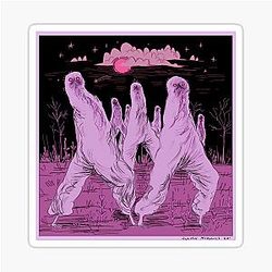 Fresno Nightcrawler Flock Sticker