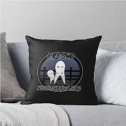 Fresno Nightcrawlers Throw Pillow