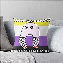 Non-binary fresno Nightcrawler Throw Pillow