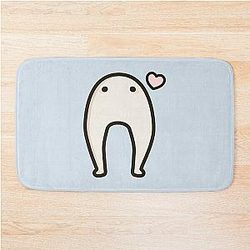 Cute Fresno Nightcrawler Bath Mat