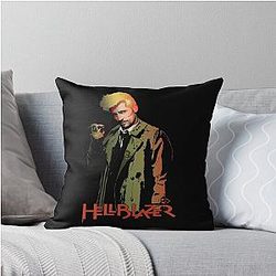 Nikolaj Coster-Waldau Hellblazer Throw Pillow