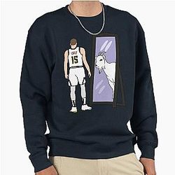 Nikola Jokic GOAT Pullover Sweatshirt
