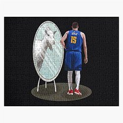 Nikola Jokic Mirror GOAT Jigsaw Puzzle
