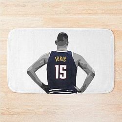 Nikola Jokic Standing Bath Mat