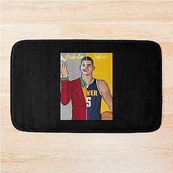 Nikola Jokic Bathroom Mat