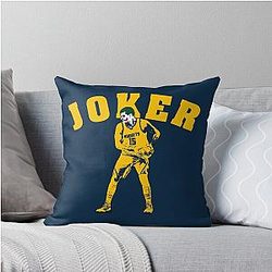 Nikola Jokic Throw Pillow