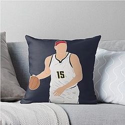 Nikola Jokic MVP Throw Pillow