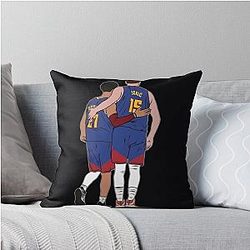 Nikola Jokic Throw Pillow