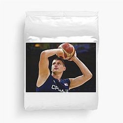 Nikola Jokic MVP Duvet Cover