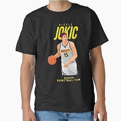 Nikola Jokic 15 Denver Basketball Team Classic T-Shirt