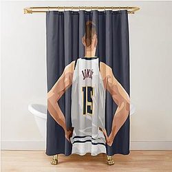 Nikola Jokic Back Shower Curtain