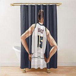Nikola Jokic Back Shower Curtain