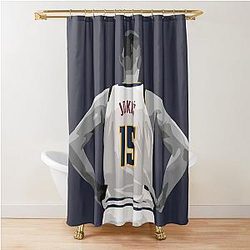 Nikola Jokic Back Shower Curtain