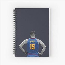 Nikola Jokic Back Spiral Notebook
