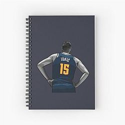 Nikola Jokic Back Spiral Notebook