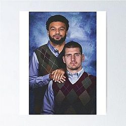 Nikola Jokic Jamal Murray Denver Nuggets Poster