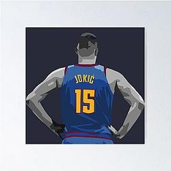 Nikola Jokic vs Qiang Hu's Poster