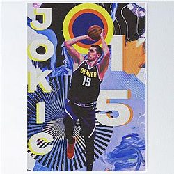 Nikola Jokic Vintage Poster
