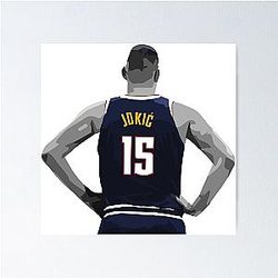 Nikola Jokic Standing Poster
