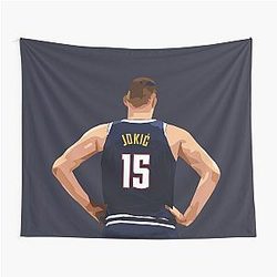 Nikola Jokic Back Tapestry