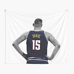 Nikola Jokic Standing Qiang Tapestry