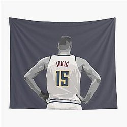 Nikola Jokic Vector Tapestry