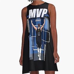 Nikola Jokic MVP A-Line Dress