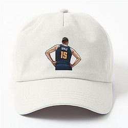 Nikola Jokic Vector Back Dad Hat Dark Blue