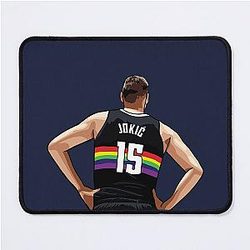 Nikola Jokic Vector Color Back Mouse Pad