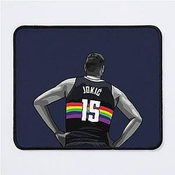 Nikola Jokic Vector Back Qiangy Mouse Pad