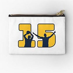 Nikola Jokic Jersey Number Zipper Pouch