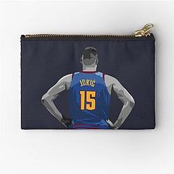 Nikola Jokic Back Zipper Pouch