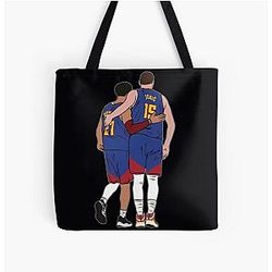 Nikola Jokic All Over Print Tote Bag