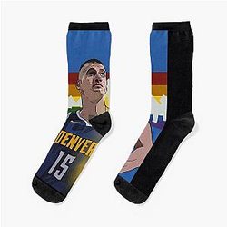 Nikola Jokic - Denver Nuggets Socks
