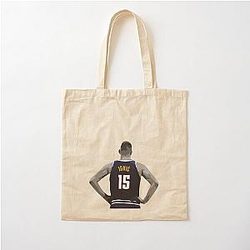 Nikola Jokic Vector Qiang Cotton Tote Bag