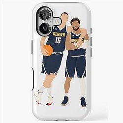 Denver Nuggets - Nikola Jokic Jamal Murray iPhone Tough Case