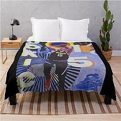 Nikola Jokic Vintage Throw Blanket