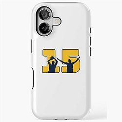 Nikola Jokic Jersey and Silhouette iPhone Tough Case