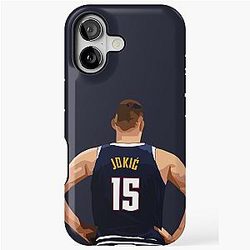 Nikola Jokic Versus Luka Doncic Back to Back Shut Down to Qanyl's iPhone Tough Case