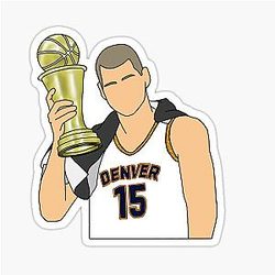 Denver Nuggets Nikola Jokic MVP Trophy