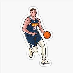 Nikola Jokic Dribbling Sticker