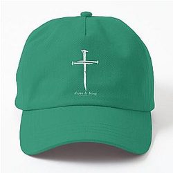 Jesus Christian Vintage Cross 3 Nails Dad Hat