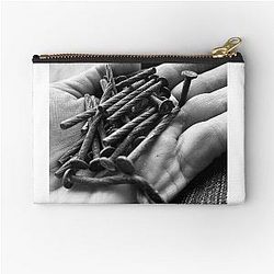 Handful of Rusty nails Zipper Pouch