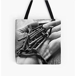 Handful of rusty nails Tote Bag