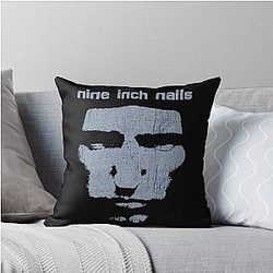 Nine Inch Nail Throw Pillow