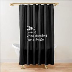Nine Inch Nails Aesthetic Rock Metal Closer Shower Curtain