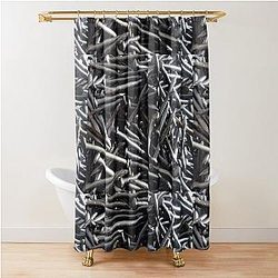 Nails Shower Curtain