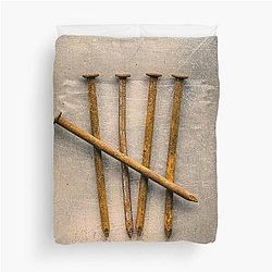 Five Rusty Nail Tally Duvet Cover