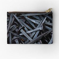 Black Zipper Pouch
