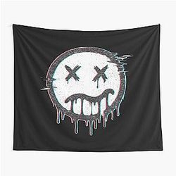 Glitch Smile – Nirvana Fan Art Design Tapestry